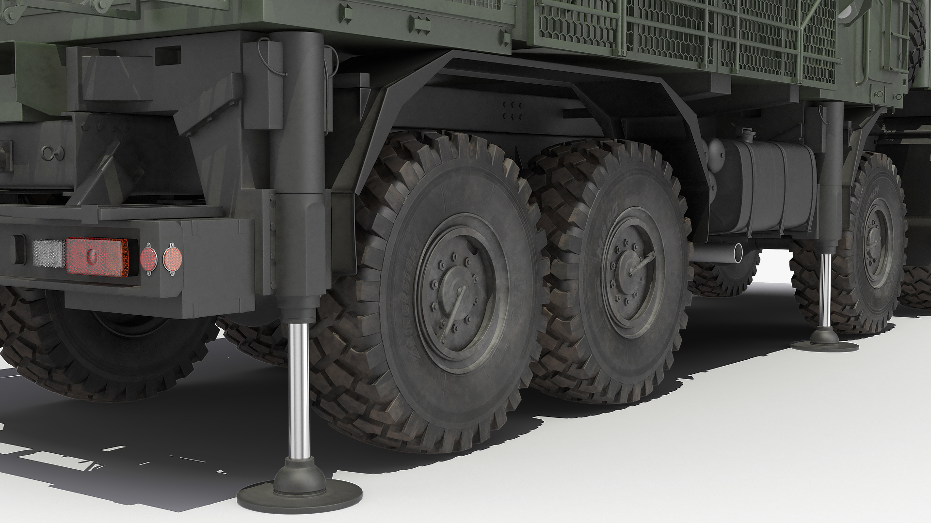 Pantsir S1 SA-22 Greyhound Dirty Rigged 3D model
