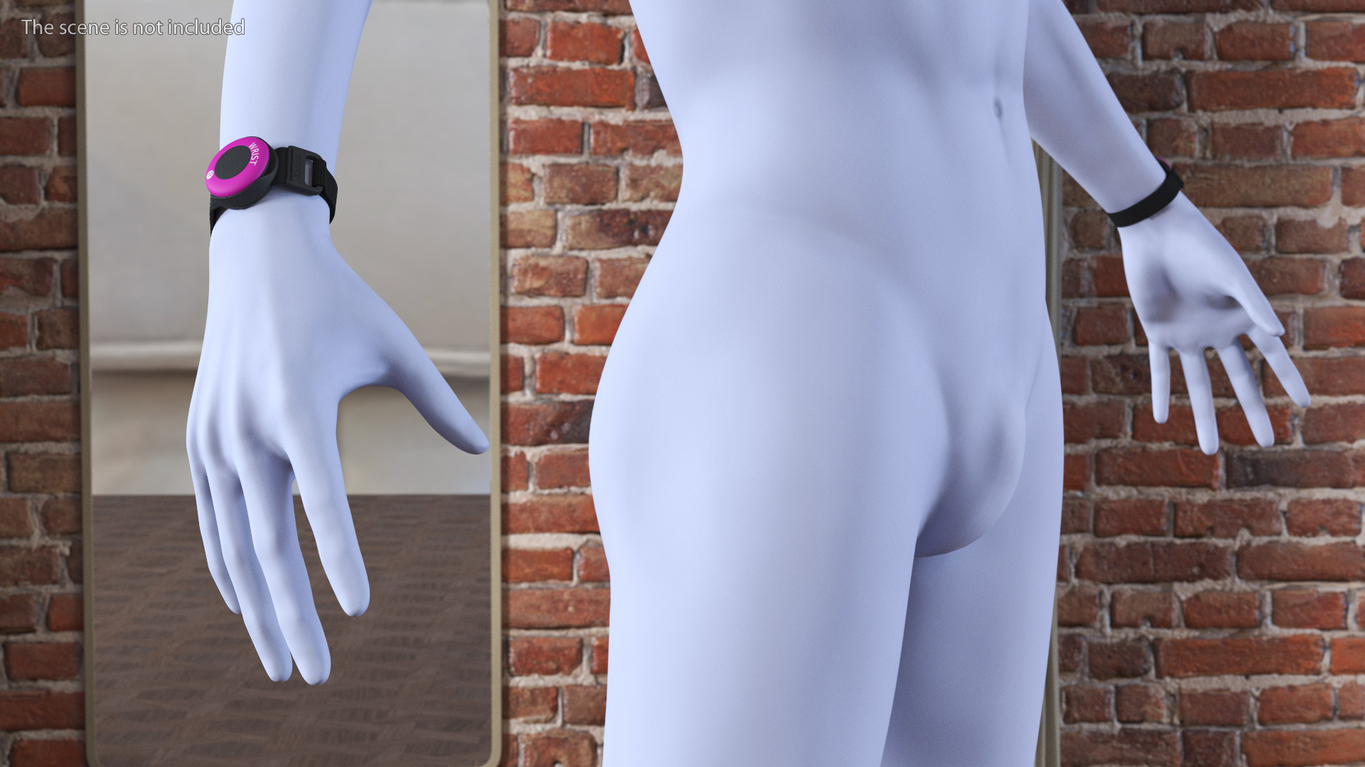 3D Sony Mobile Motion Capture Mocopi on Mannequin