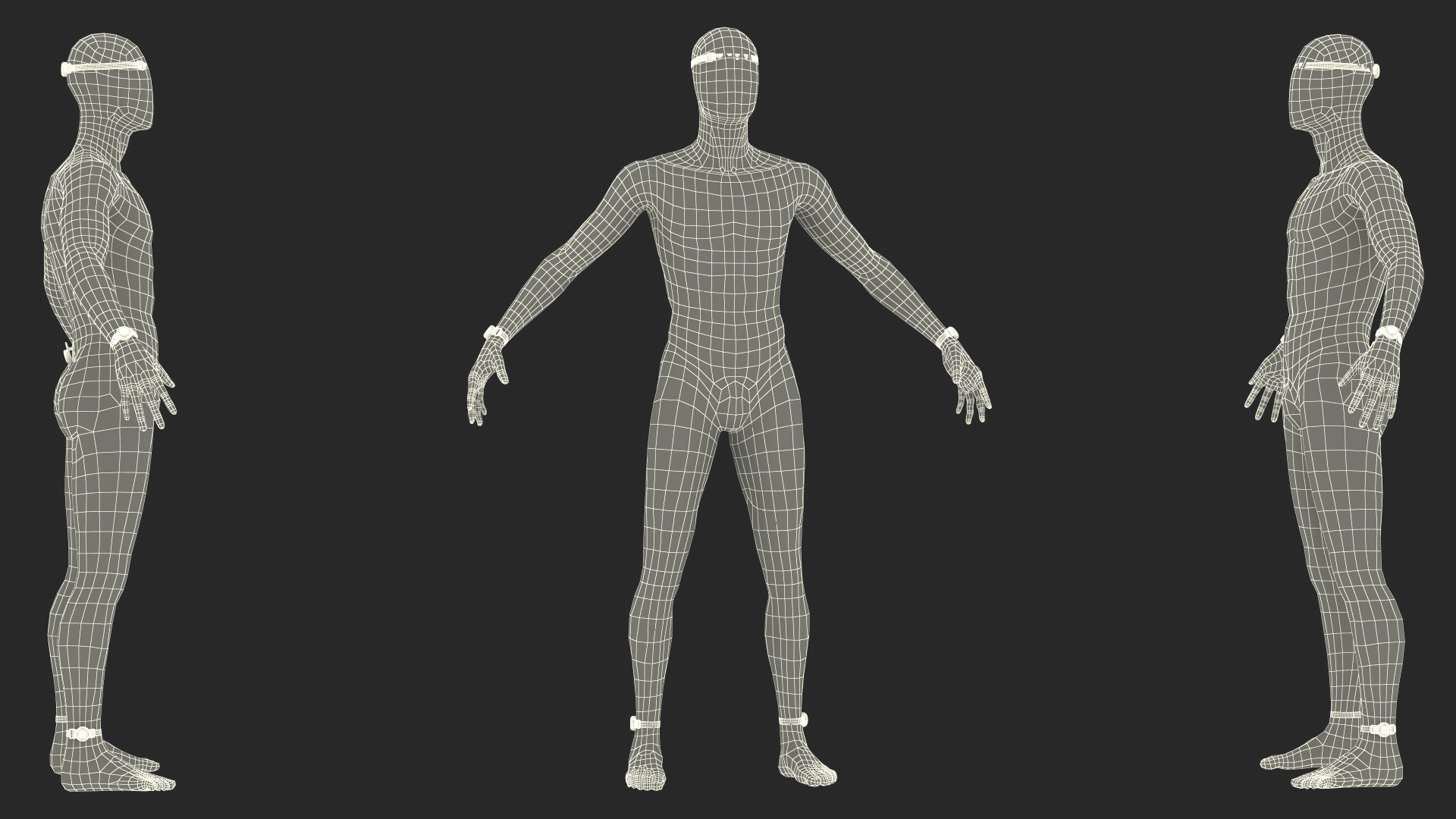 3D Sony Mobile Motion Capture Mocopi on Mannequin