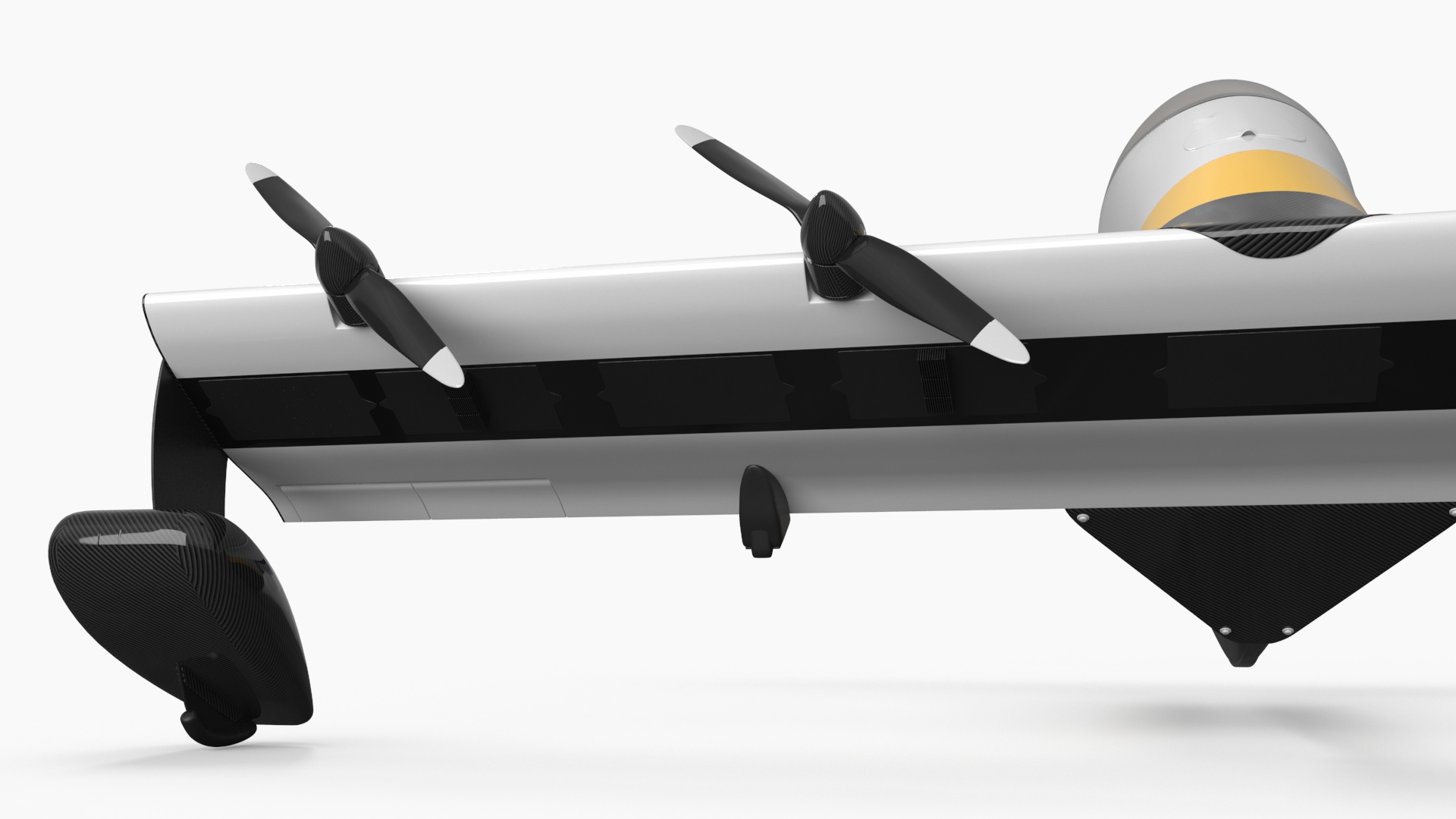 3D Personal EVTOL Aircraft with 8 Propellers