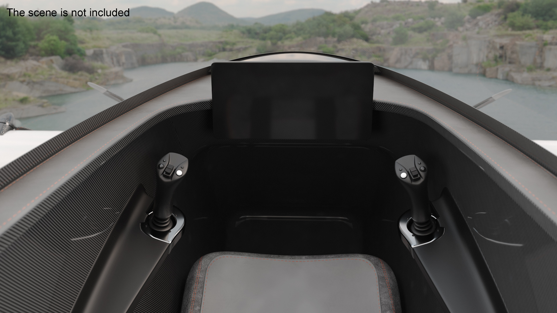 3D Personal EVTOL Aircraft with 8 Propellers