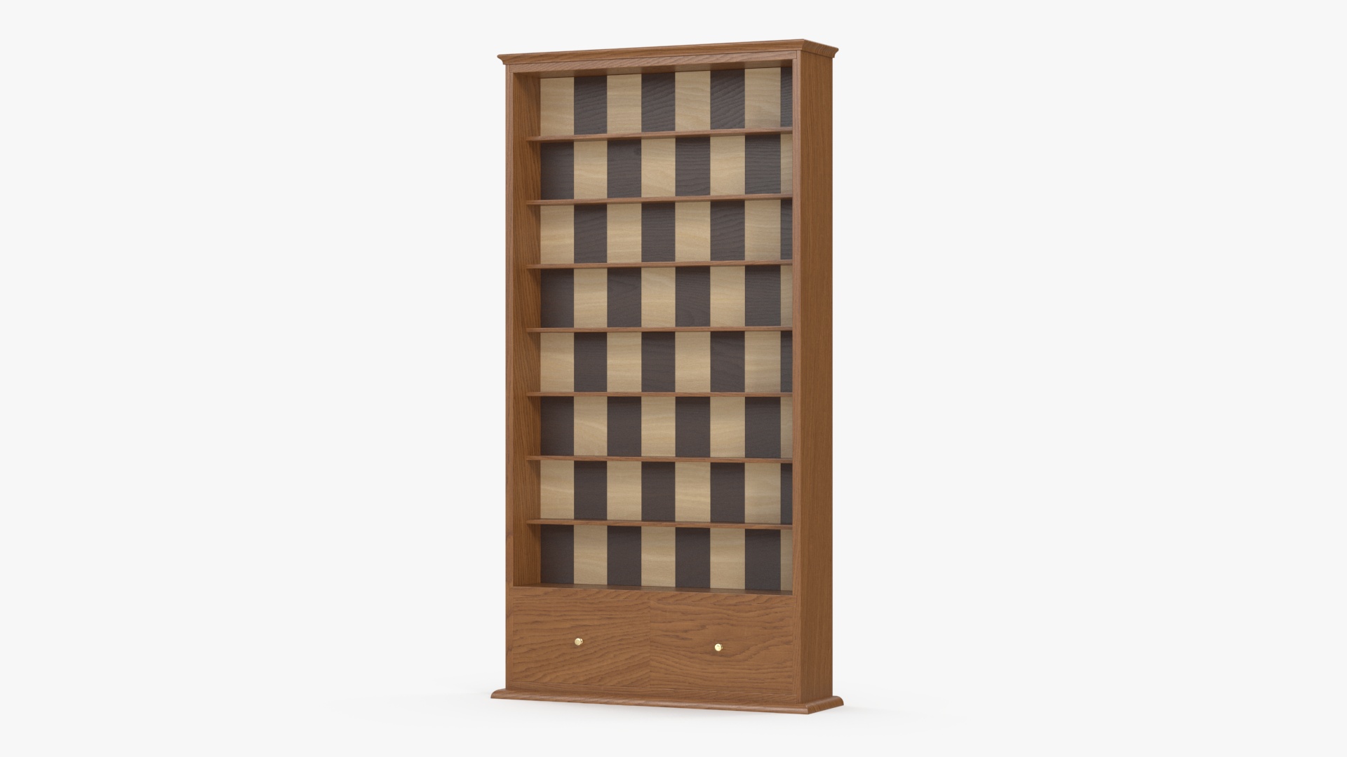 3D Wooden Wall Chess Board model