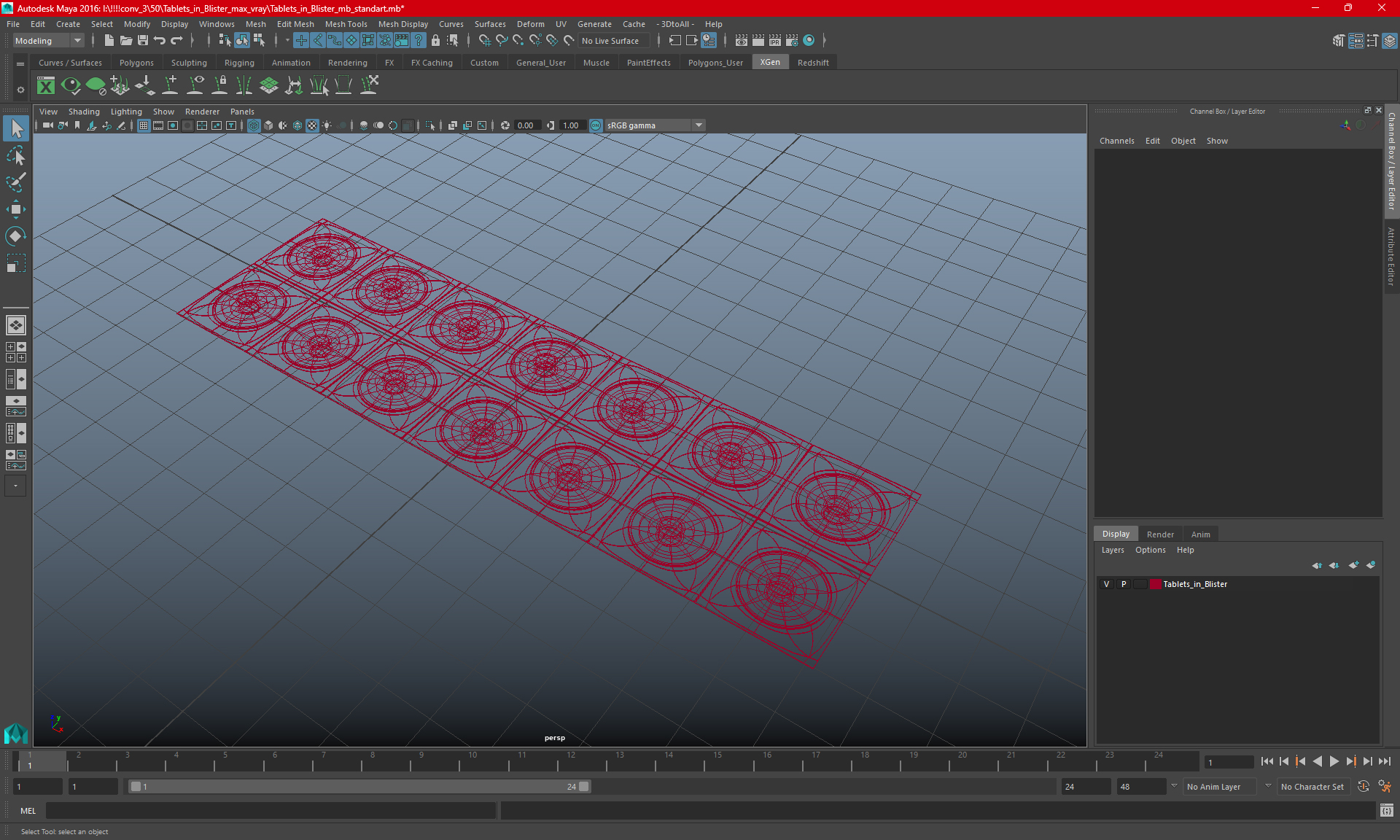 Potassium Iodine Tablets 3D model