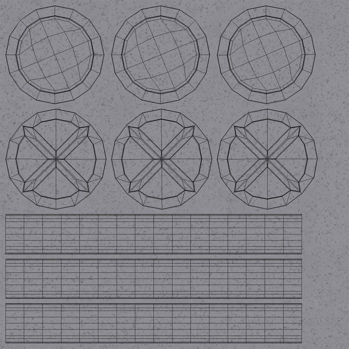 Potassium Iodine Tablets 3D model