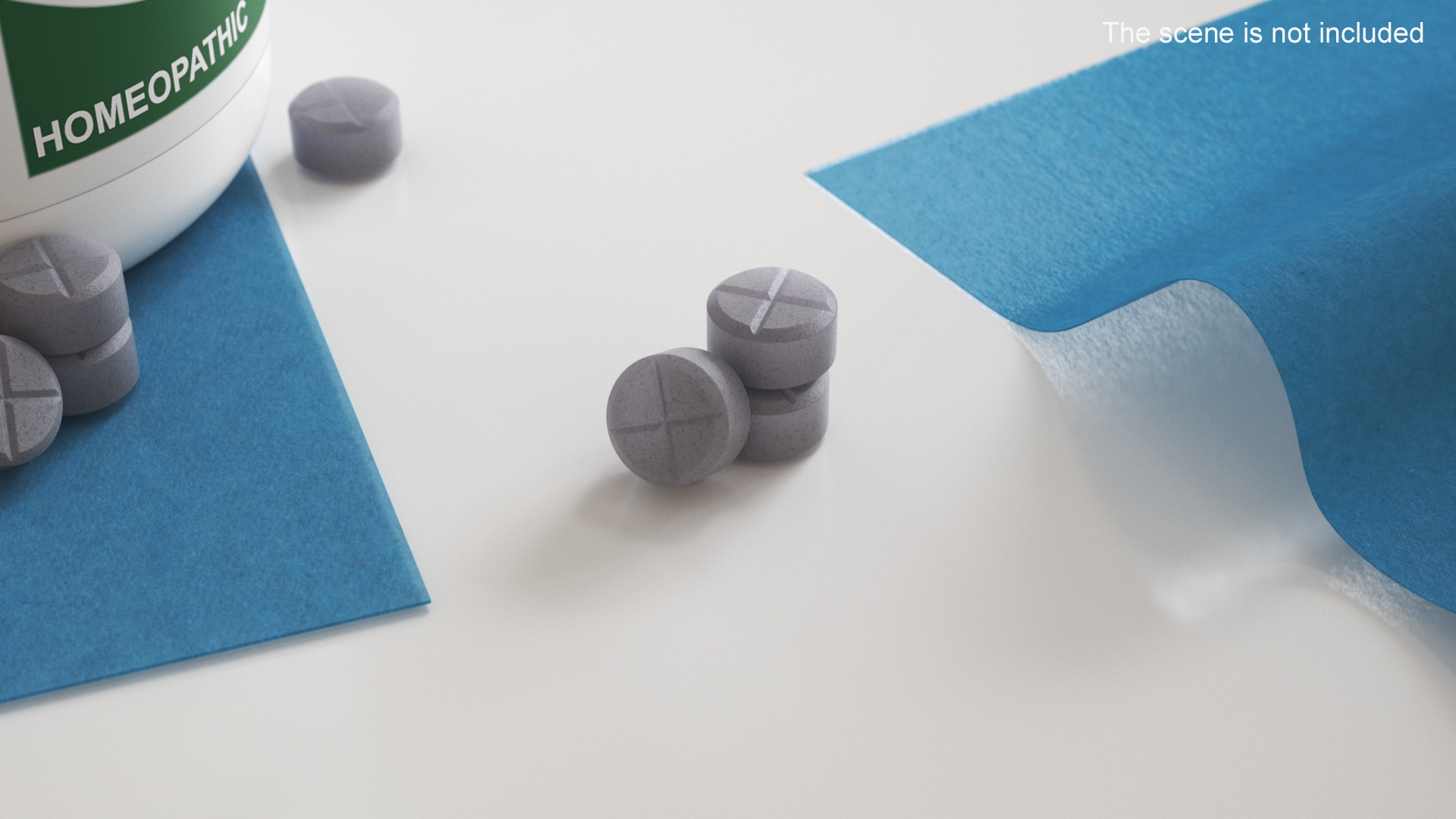 Potassium Iodine Tablets 3D model