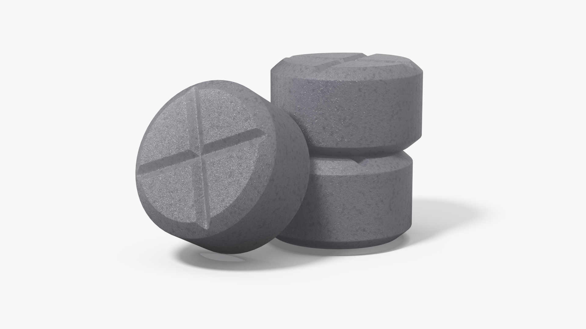 Potassium Iodine Tablets 3D model