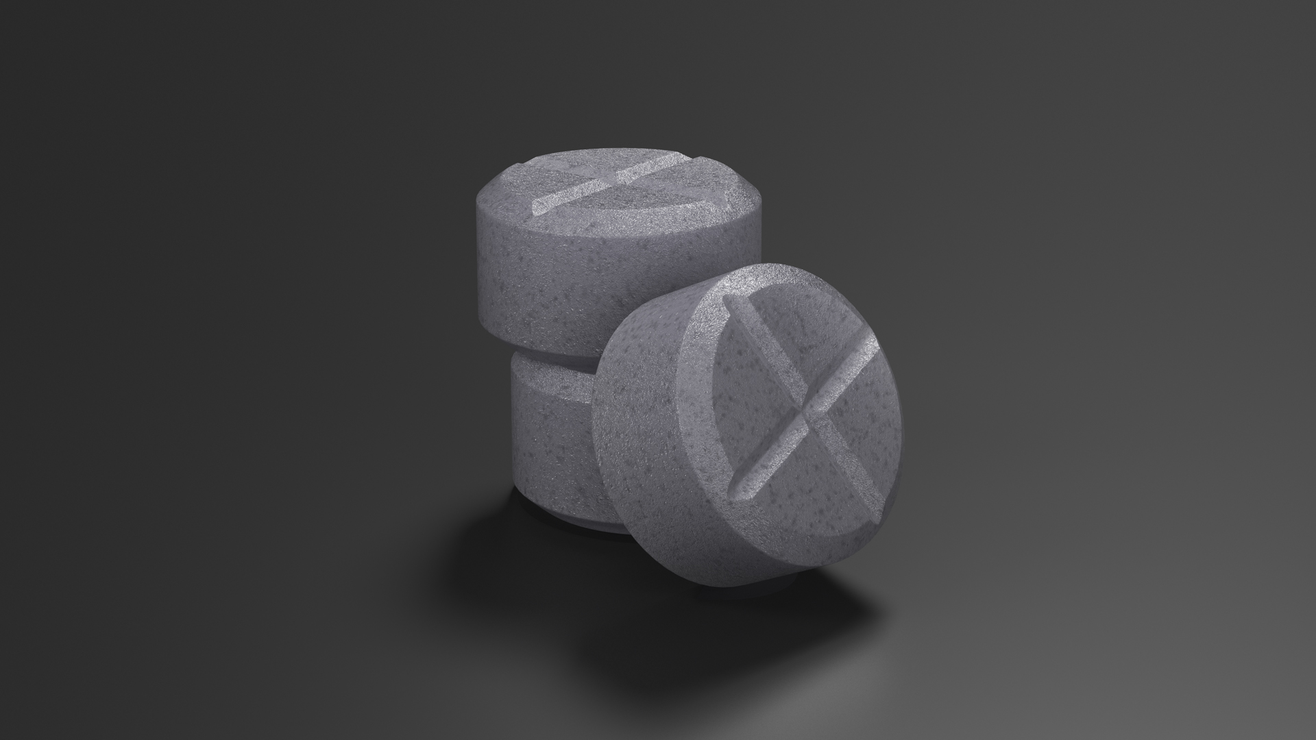 Potassium Iodine Tablets 3D model