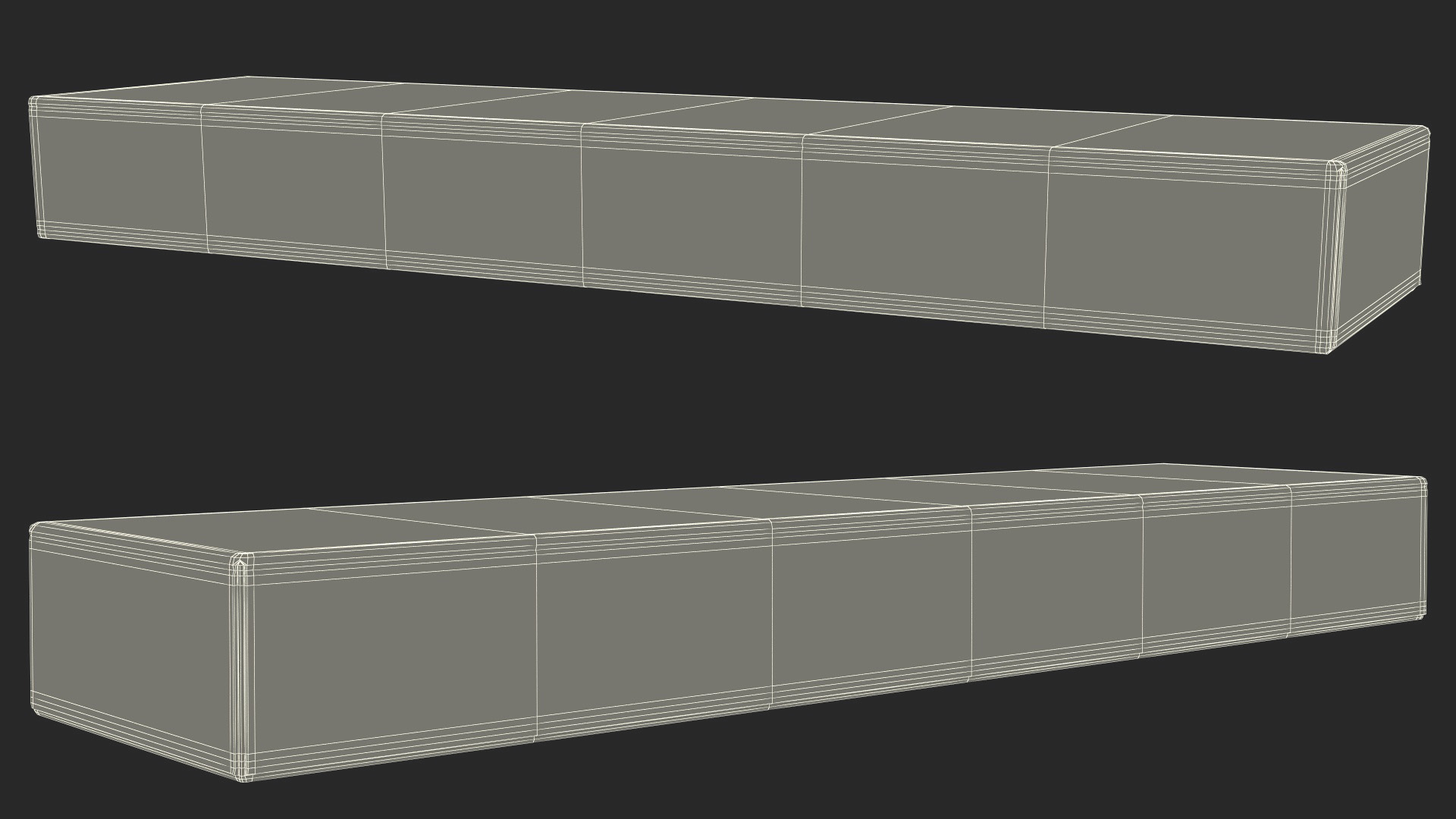 3D model Narrow Long Box