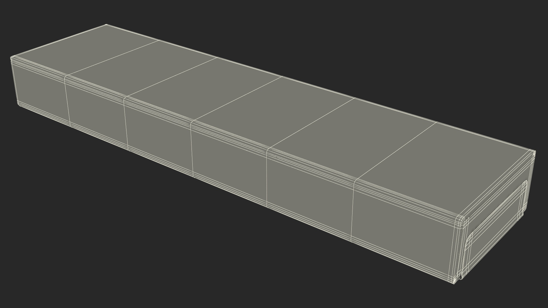 3D model Narrow Long Box