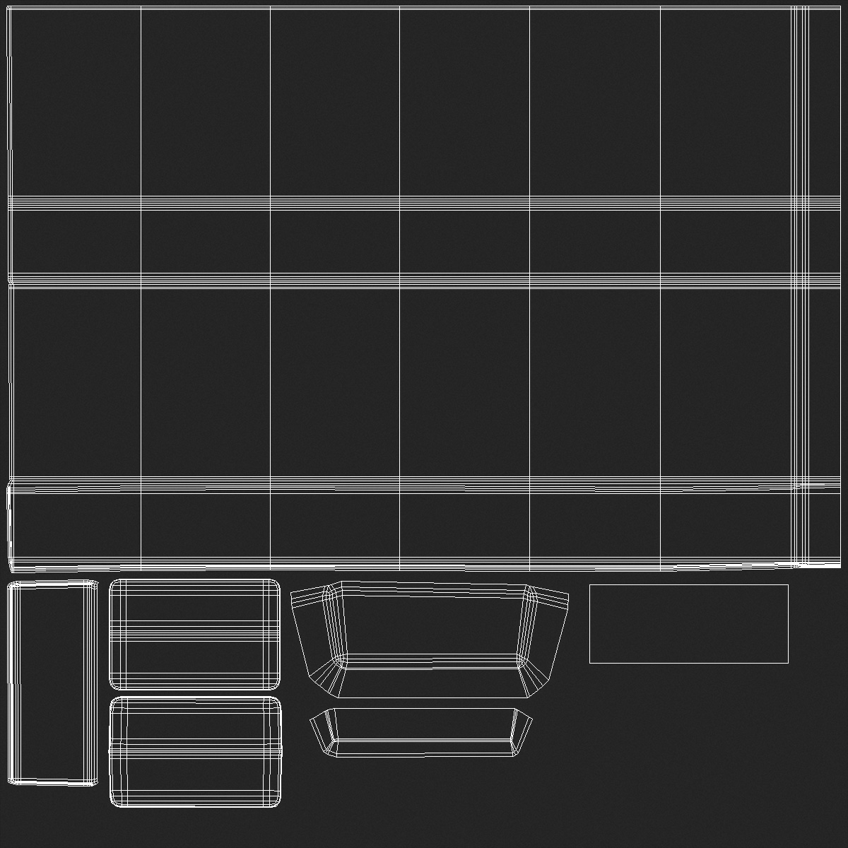 3D model Narrow Long Box