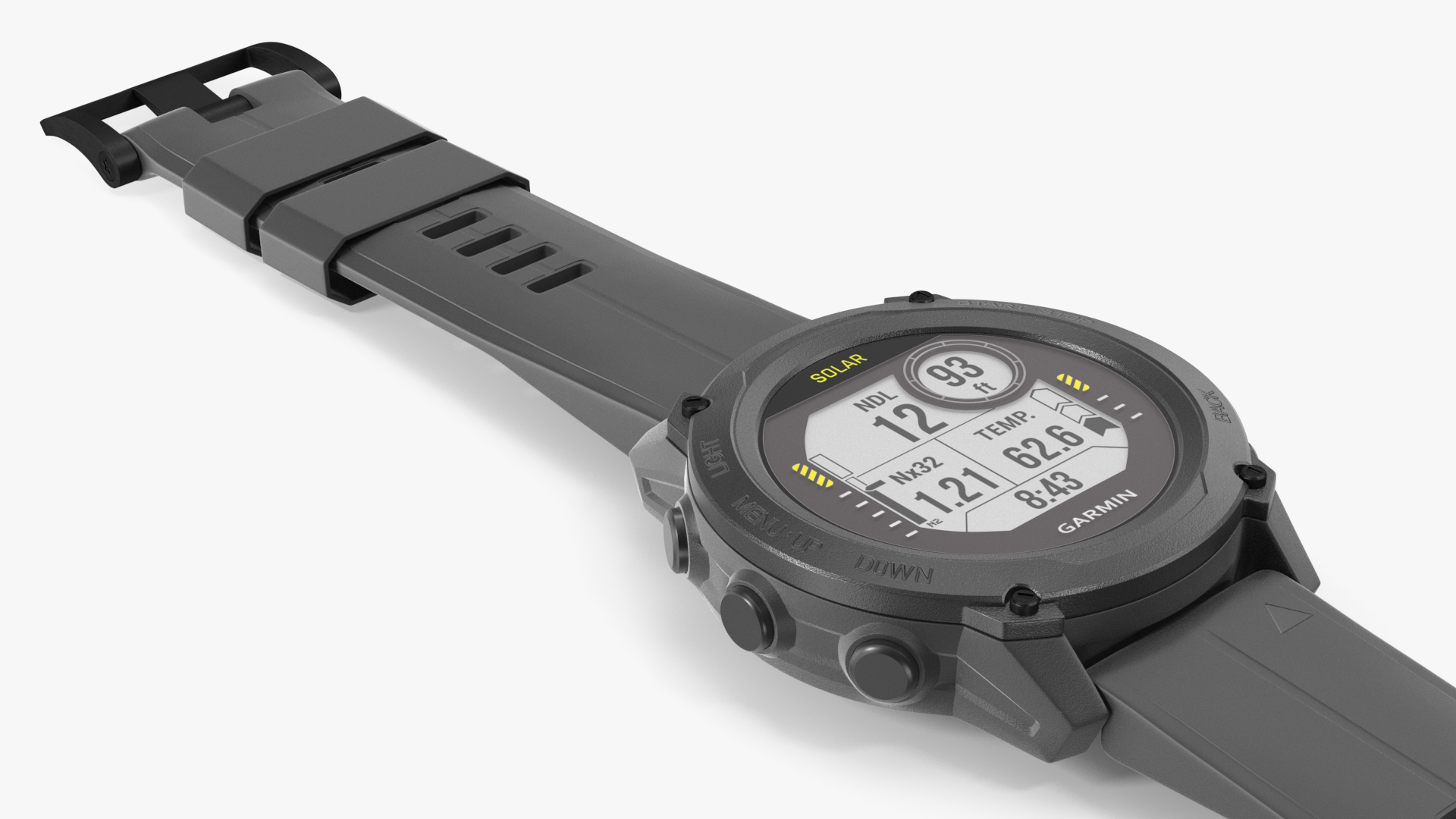 3D Garmin Descent Black Dive Computer G1 Solar model