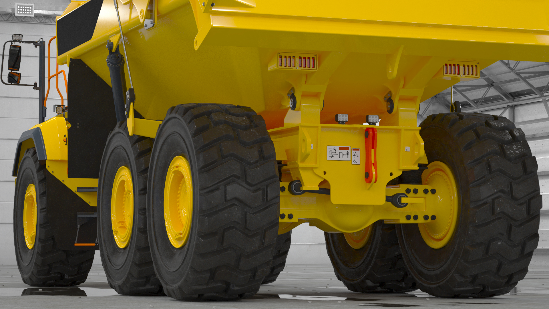 Articulated Dump Truck 3D