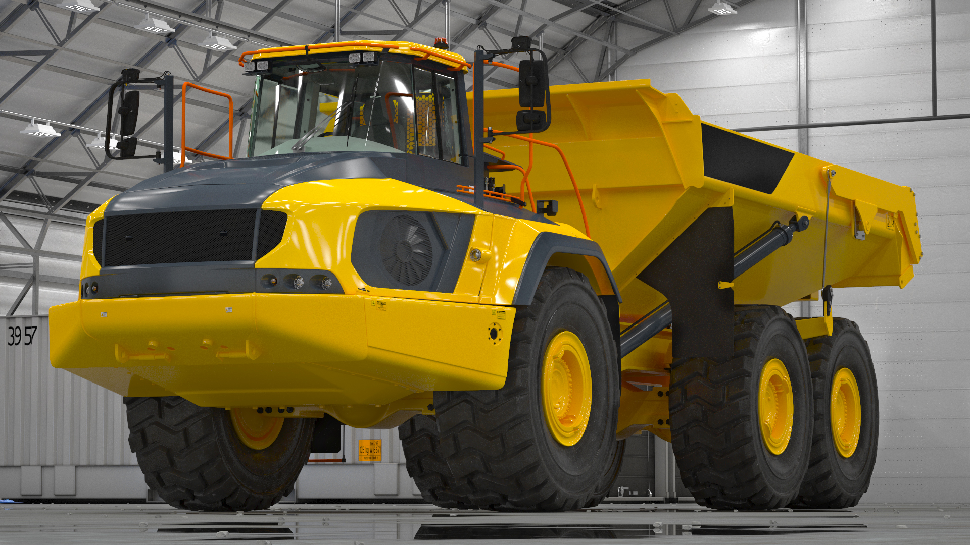 Articulated Dump Truck 3D