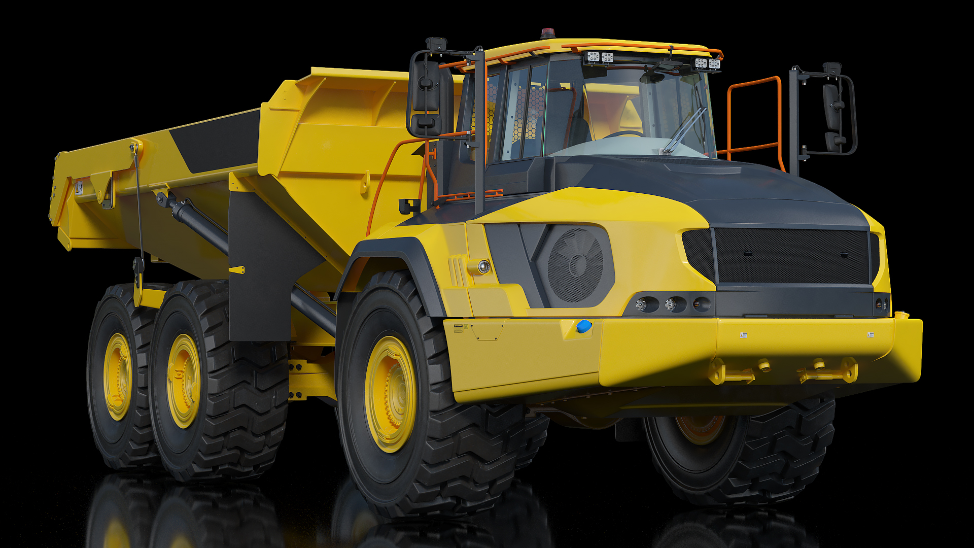 Articulated Dump Truck 3D