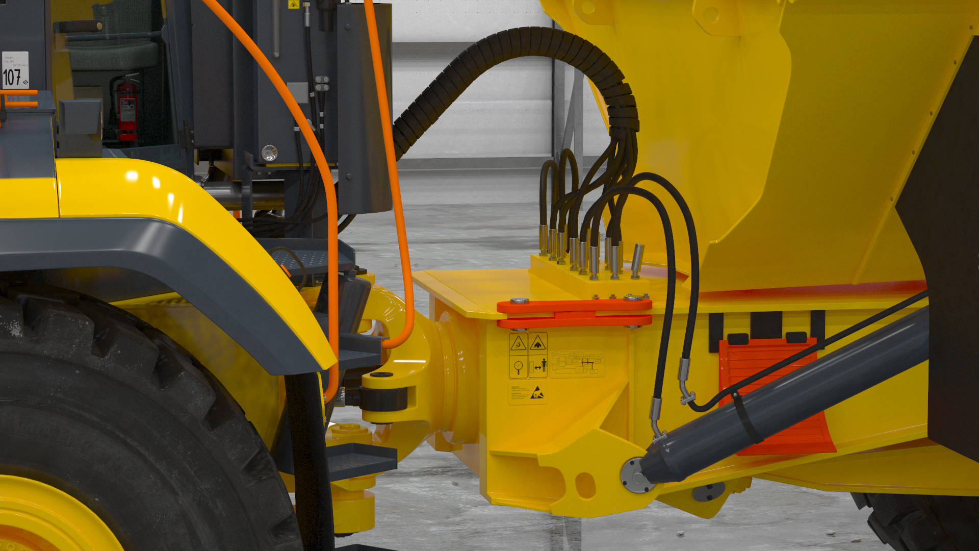 Articulated Dump Truck 3D