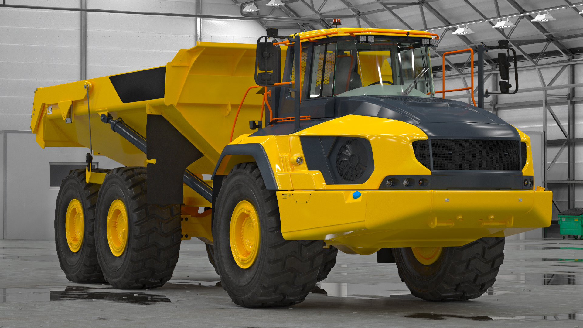 Articulated Dump Truck 3D