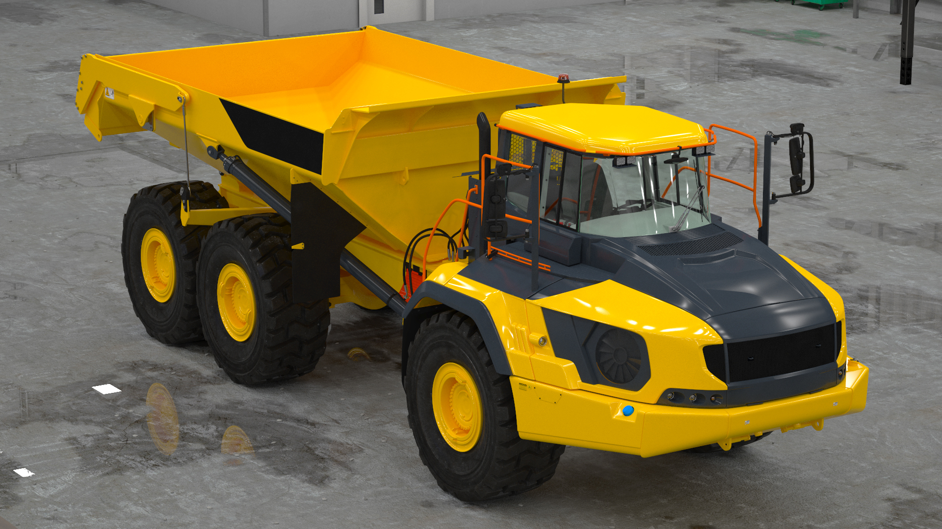 Articulated Dump Truck 3D