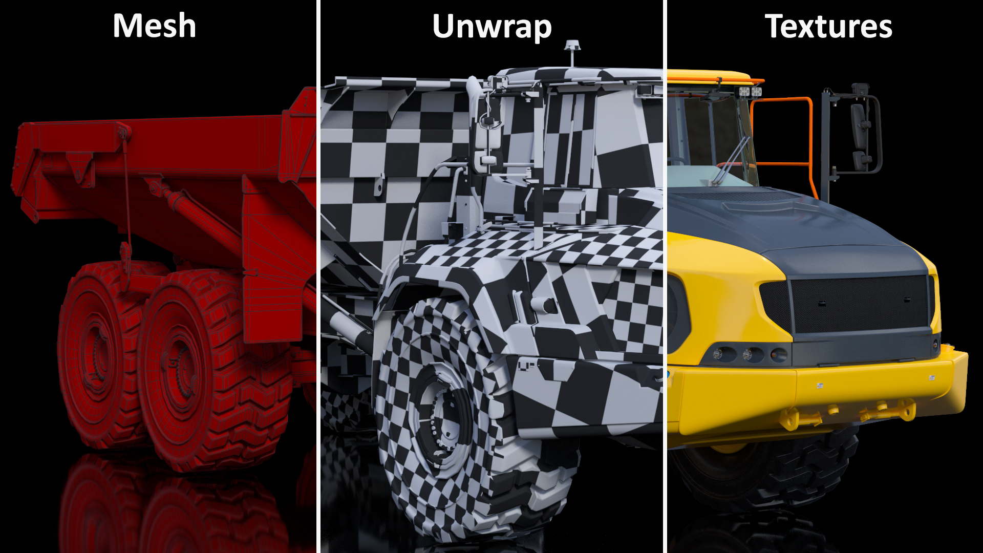 Articulated Dump Truck 3D