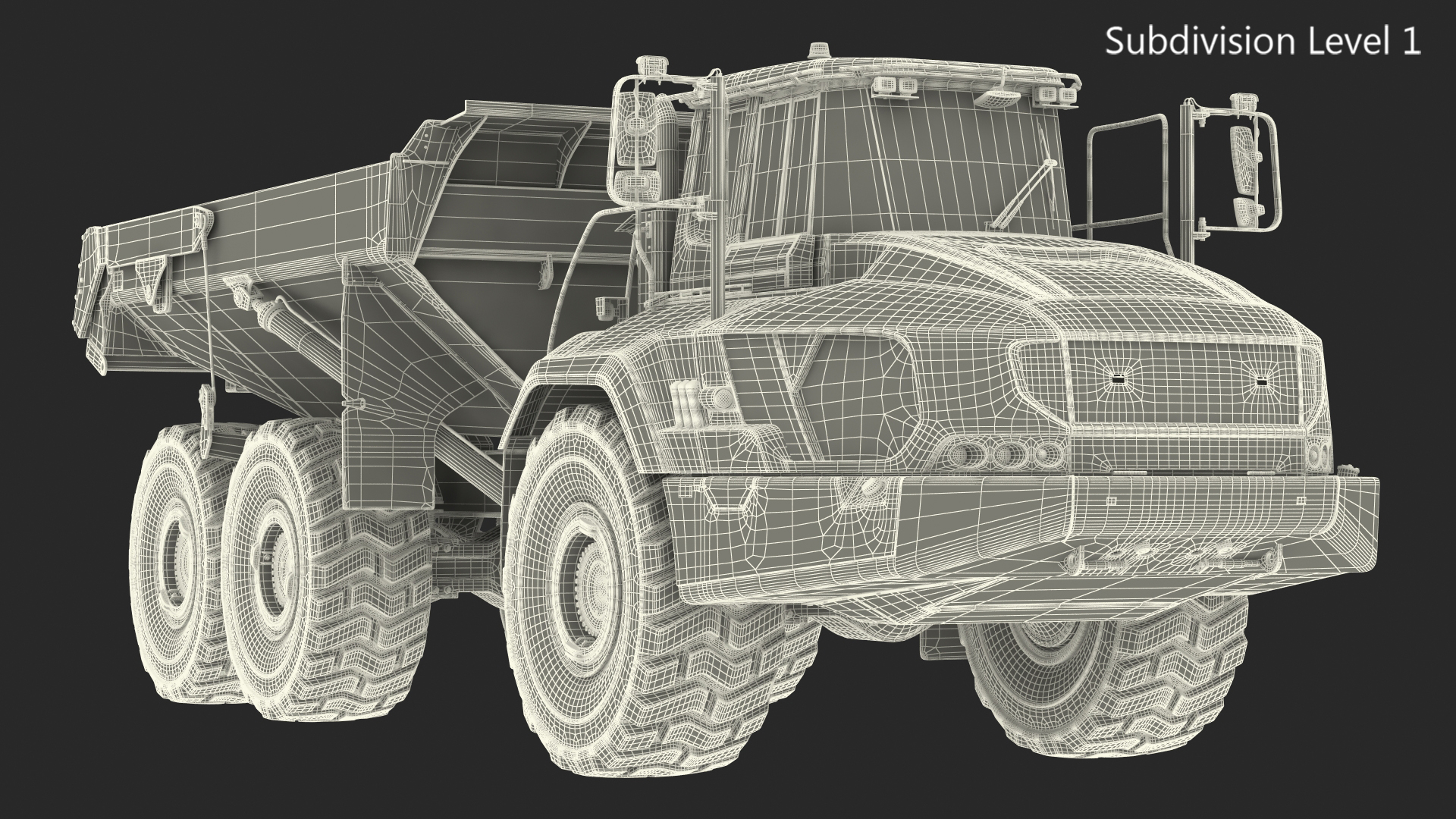 Articulated Dump Truck 3D