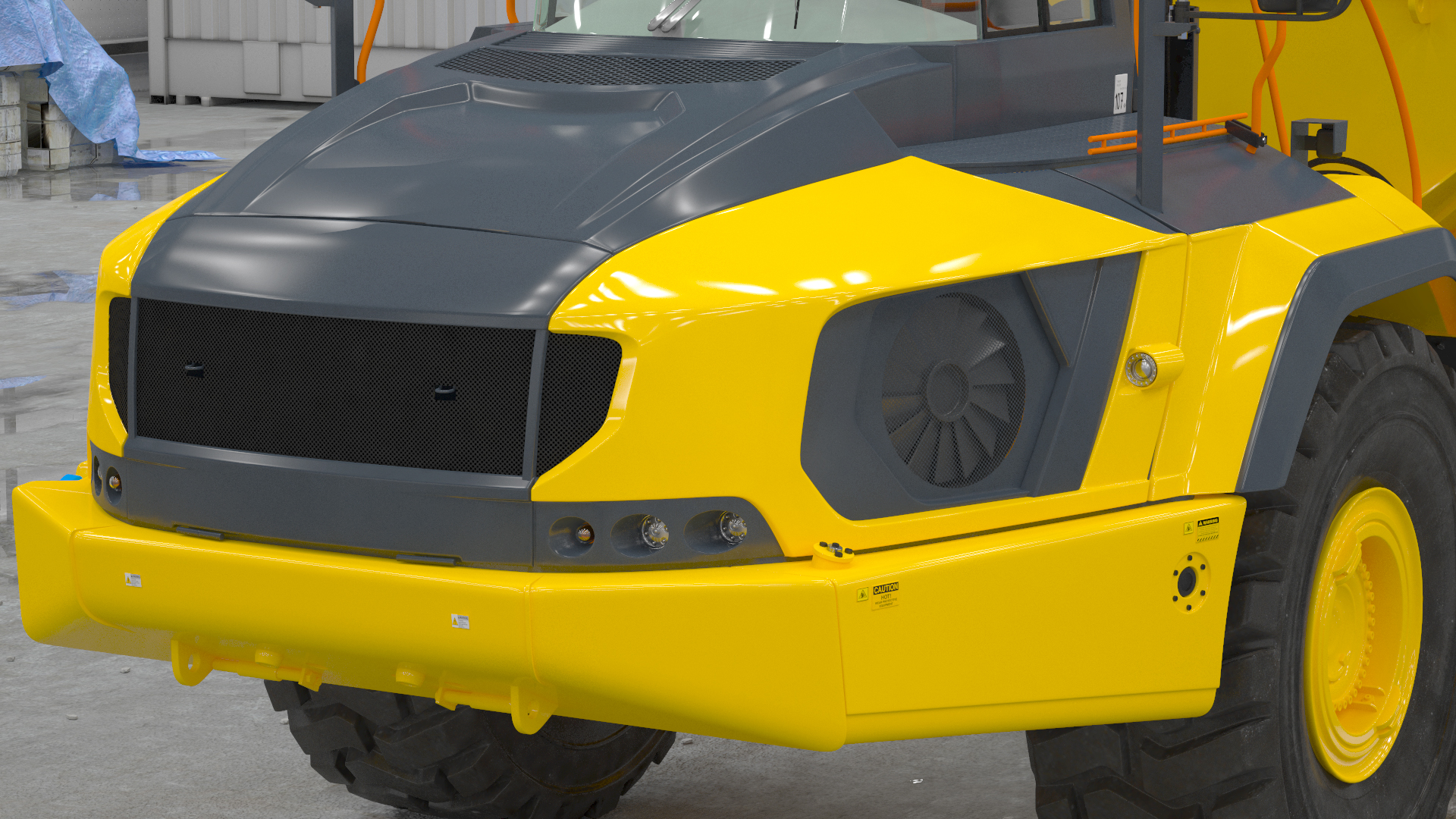 Articulated Dump Truck 3D