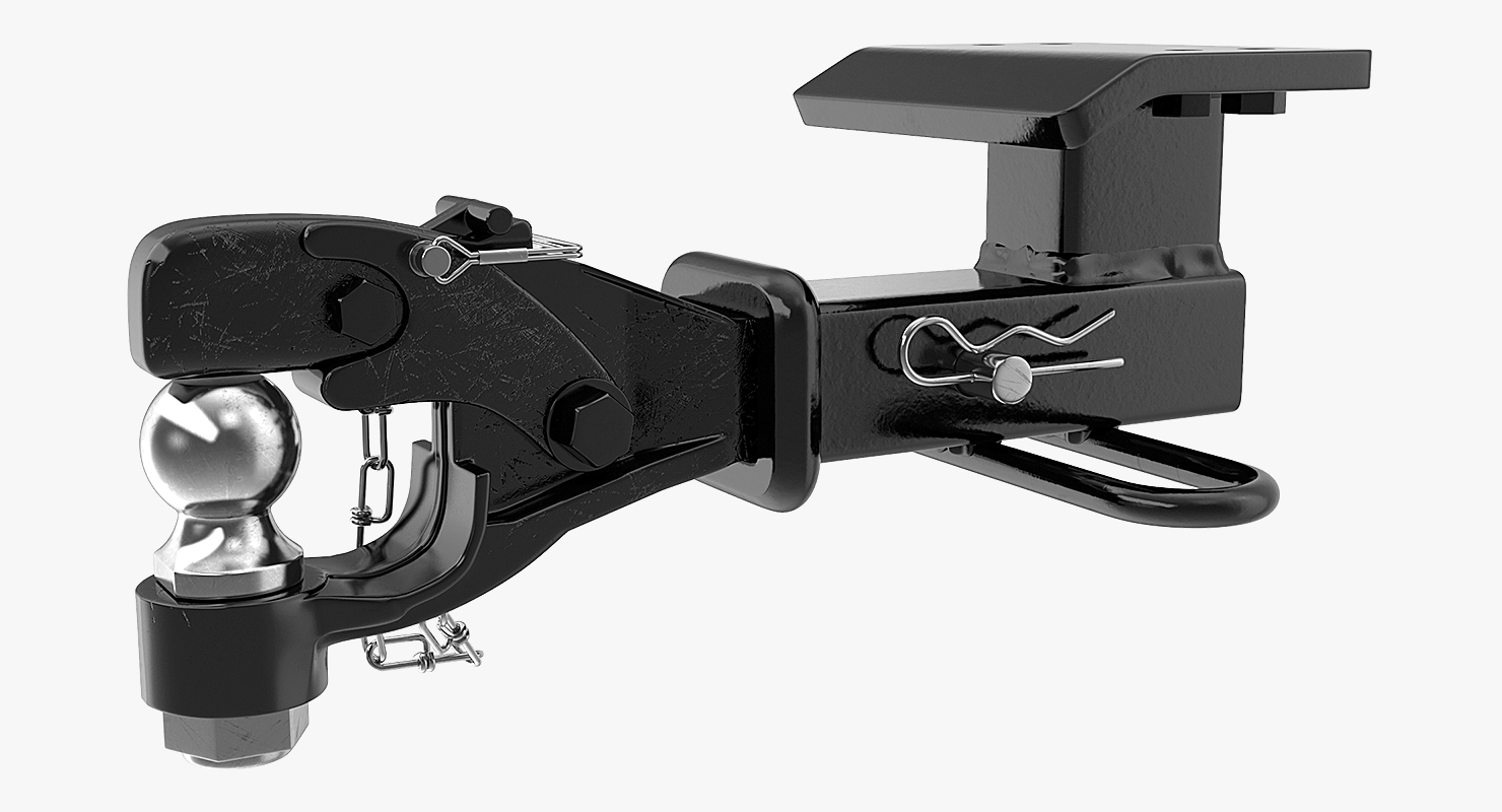3D Ball and Pintle Combo Tow Hitch