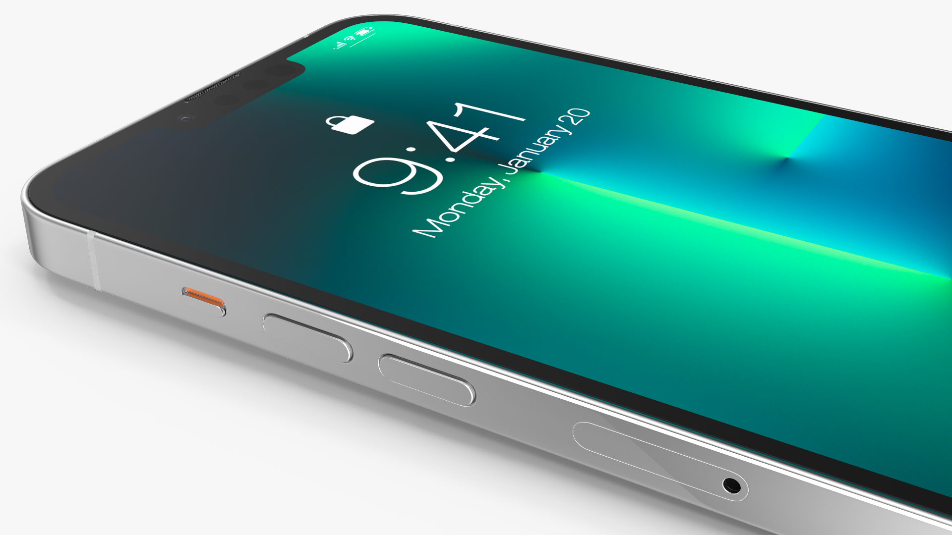 iPhone 13 Pro Max Silver 3D model