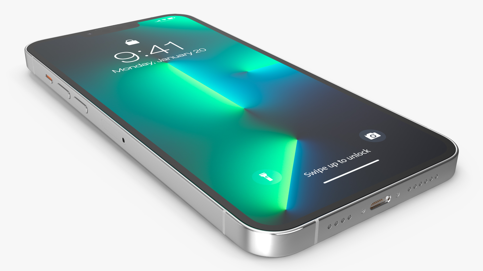 iPhone 13 Pro Max Silver 3D model