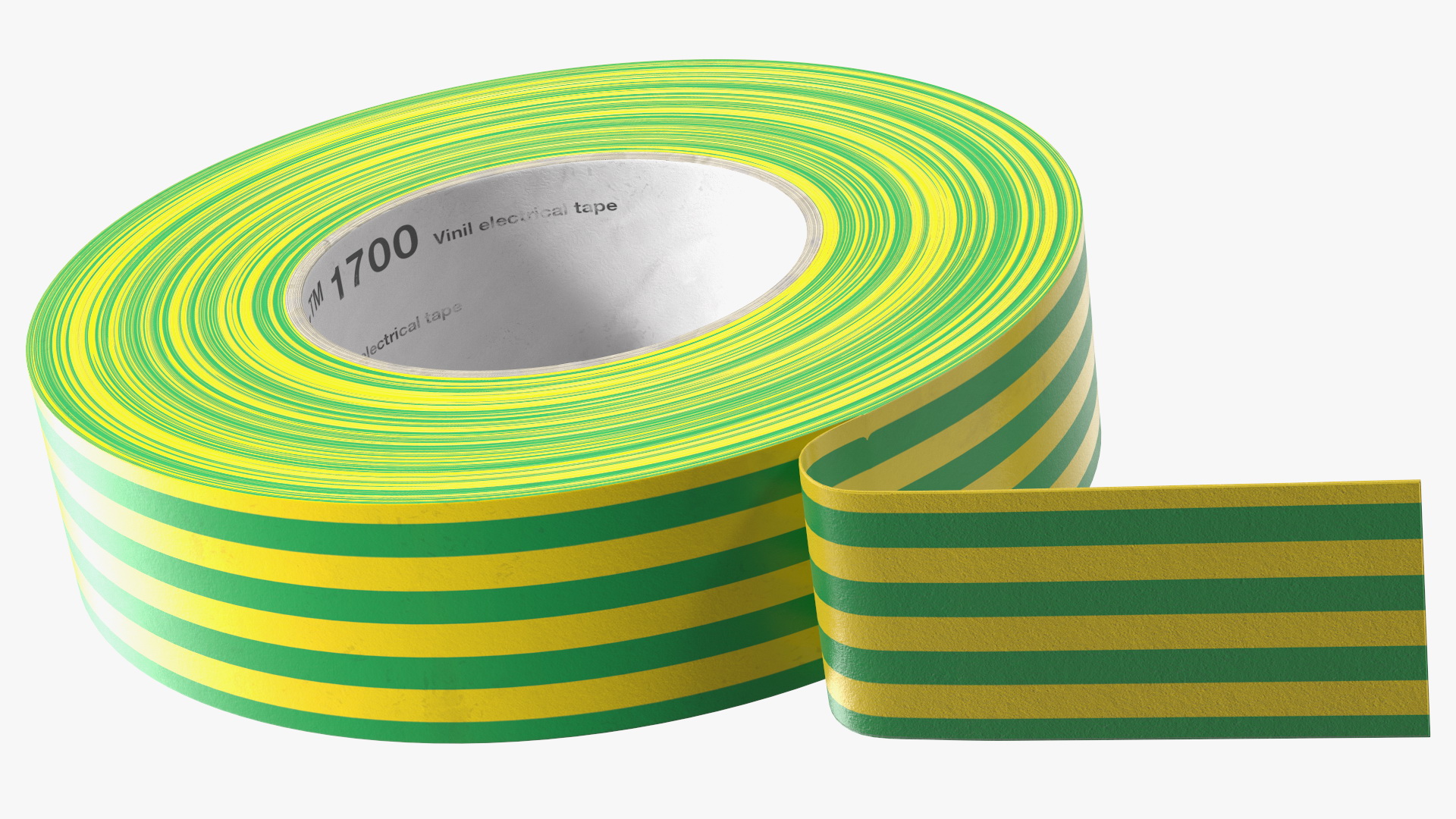 3D Temflex 1700 3M Vinyl Electrical Tape Green model