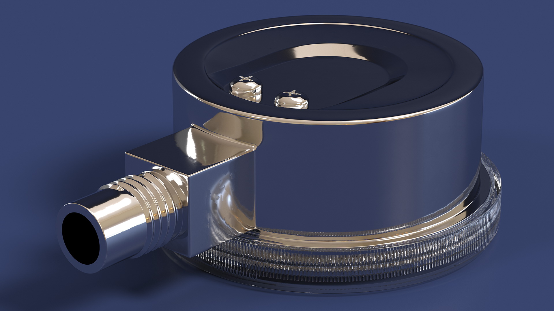 3D High Pressure Gas Regulator Gauge model