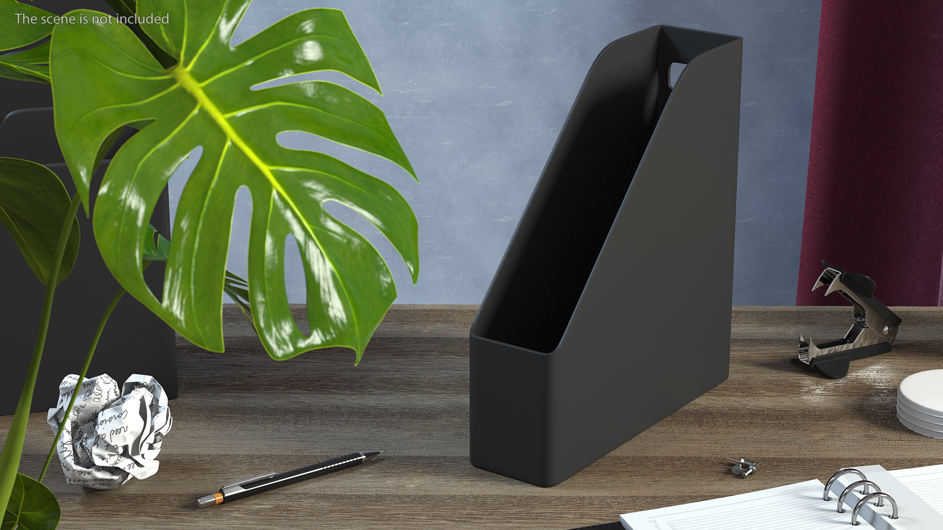 3D File Organizer Plastic Black model
