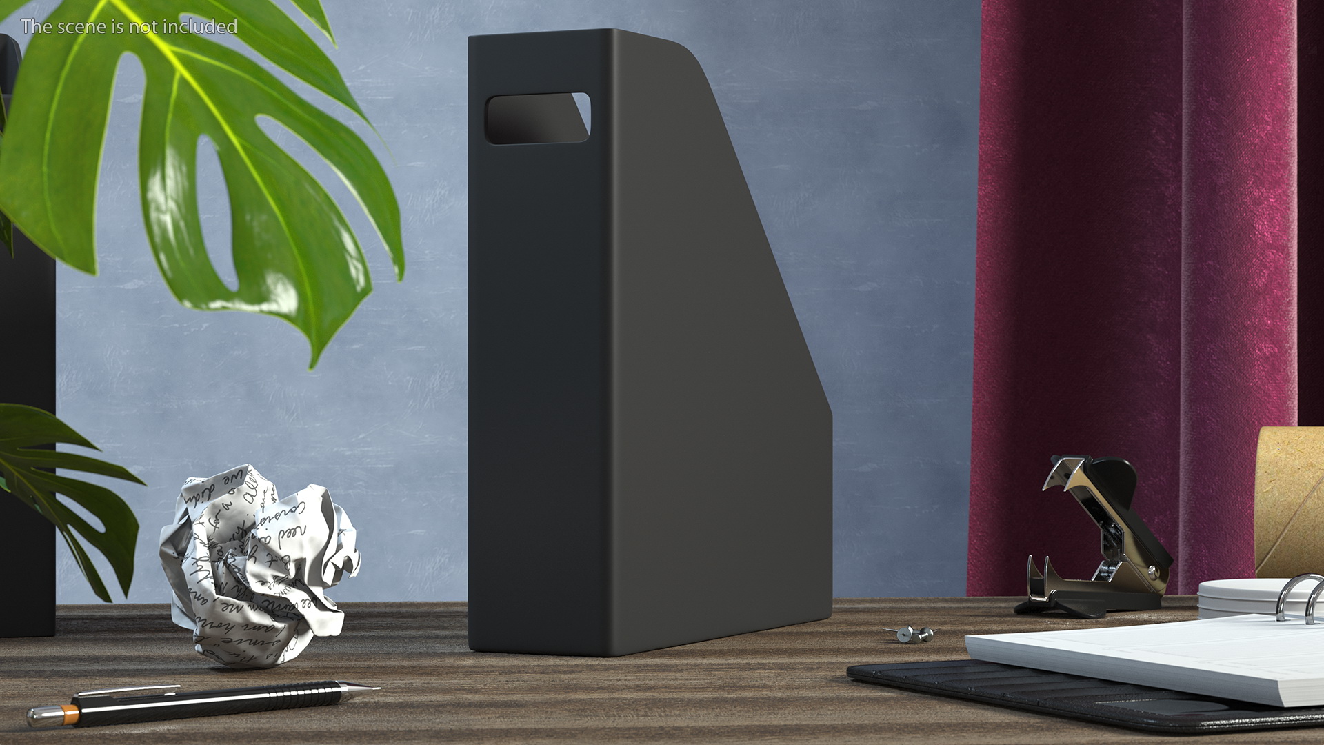 3D File Organizer Plastic Black model