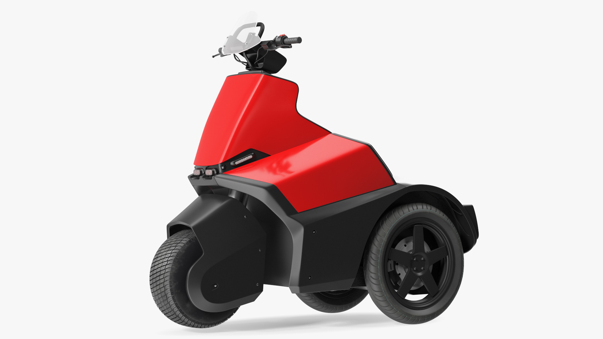 Electric Bike Red 3D