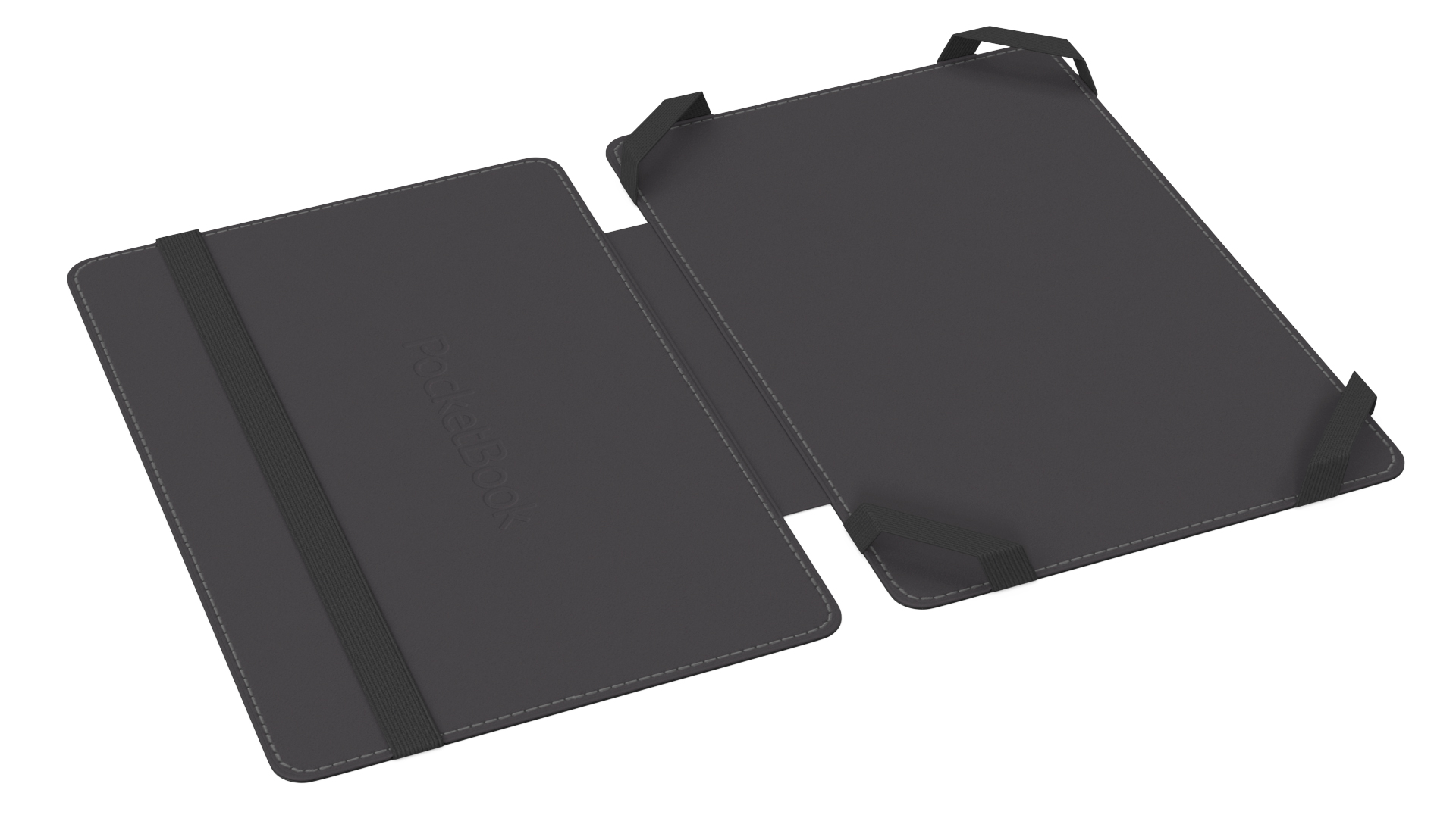 3D model PocketBook 614 Limited Edition Gray with Case