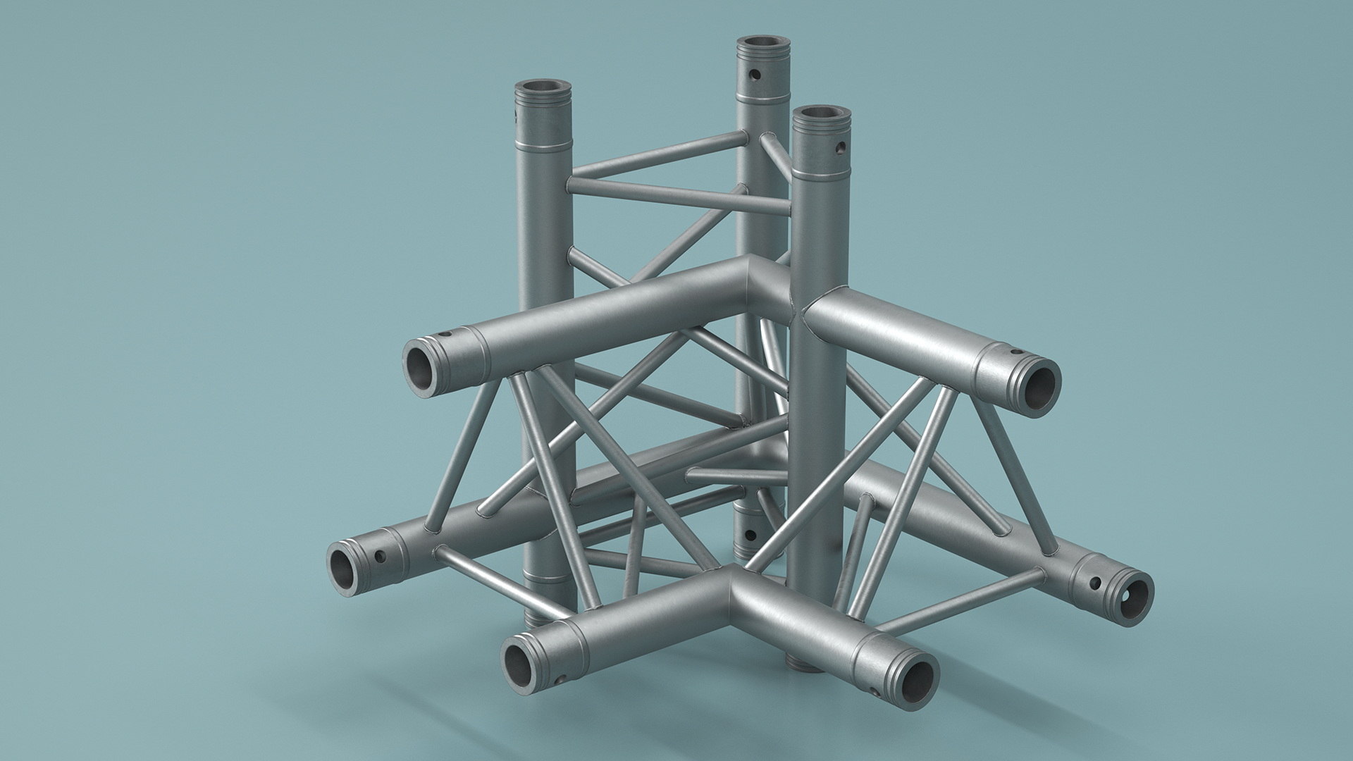 3D model Industrial Truss Modular Large