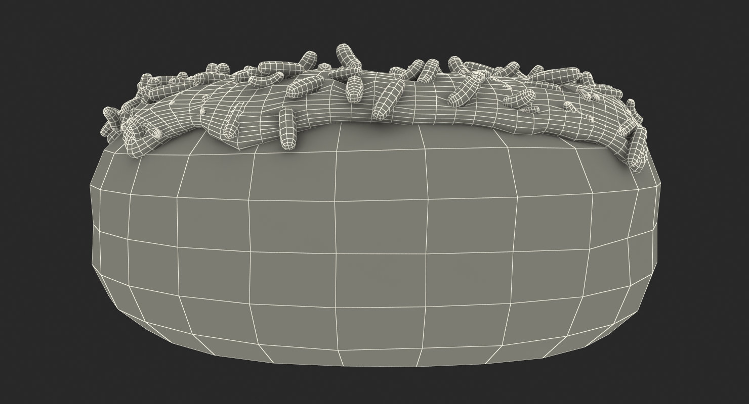 3D model Pink Sprinkled Donut
