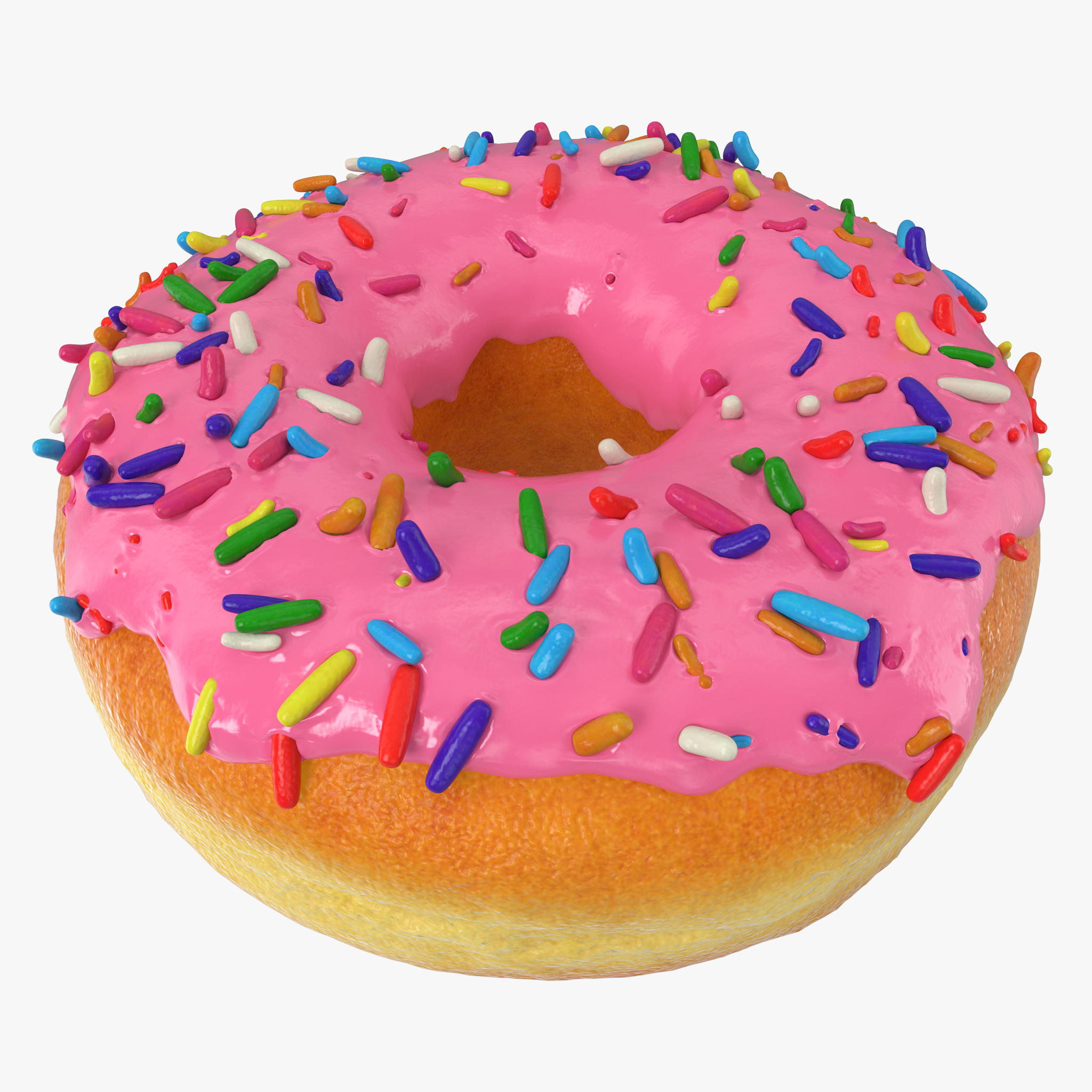 Pink Sprinkled Donut, view 10