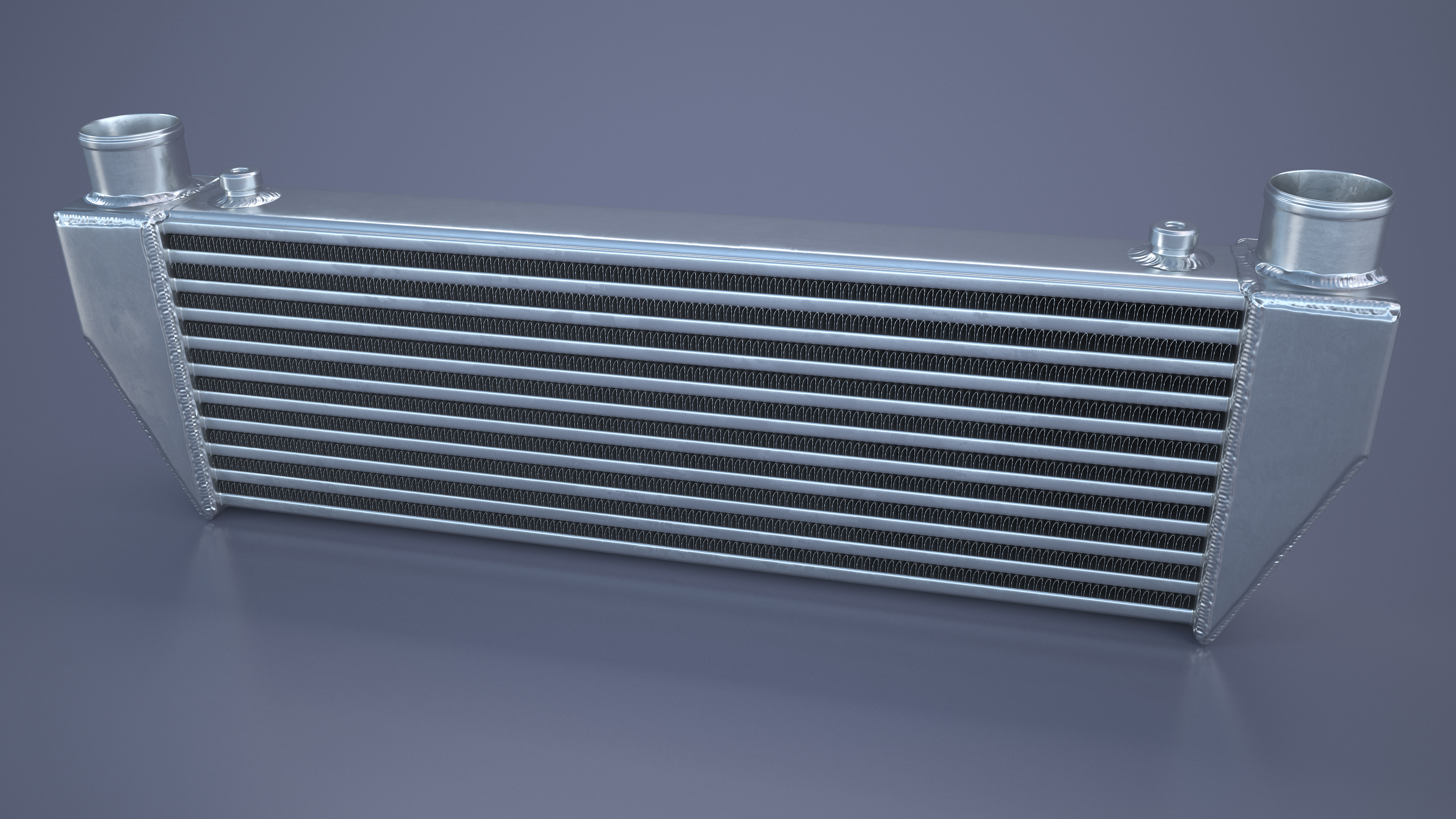 Mishimoto Car Intercooler Up Side Pipes 3D model