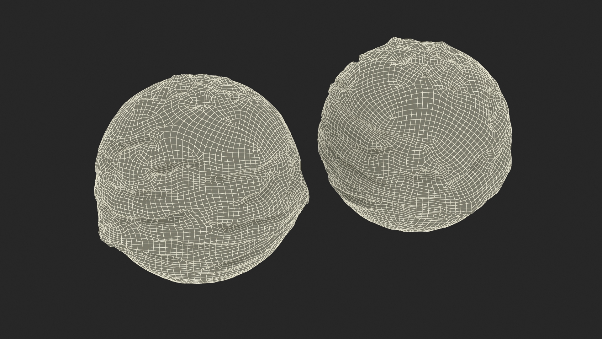 3D Vanilla Ice Cream Scoop model