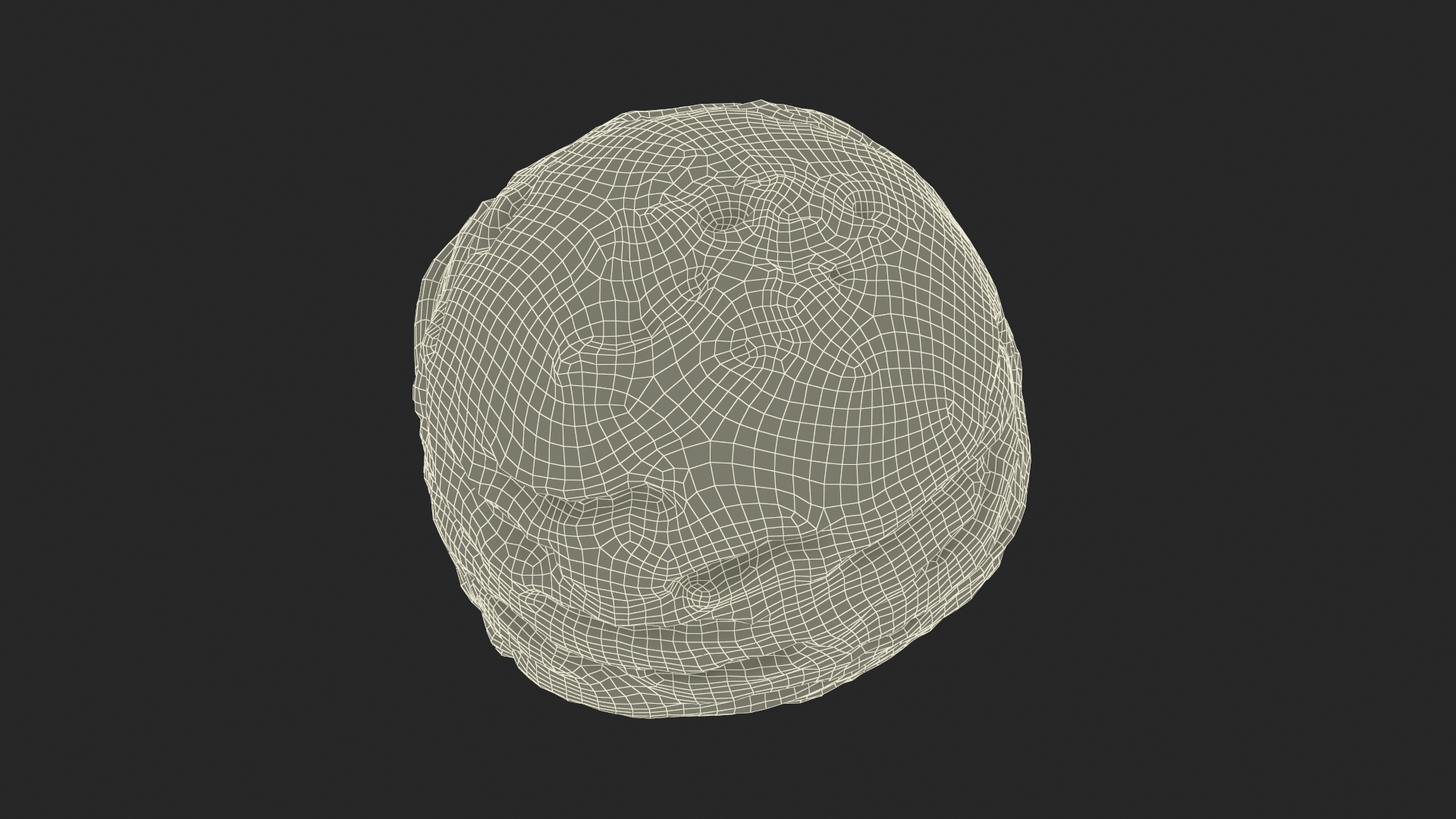 3D Vanilla Ice Cream Scoop model