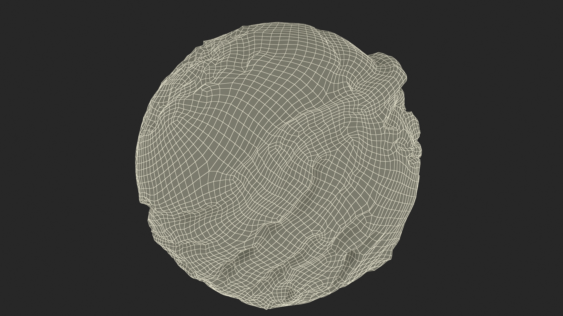 3D Vanilla Ice Cream Scoop model