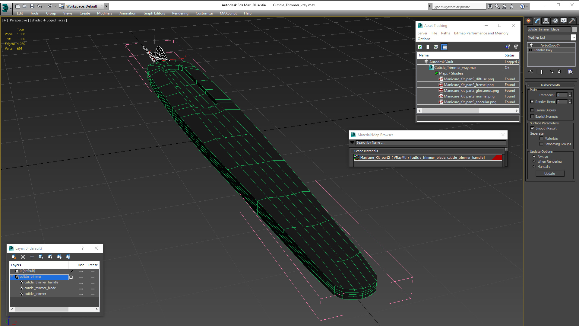 3D model Cuticle Trimmer