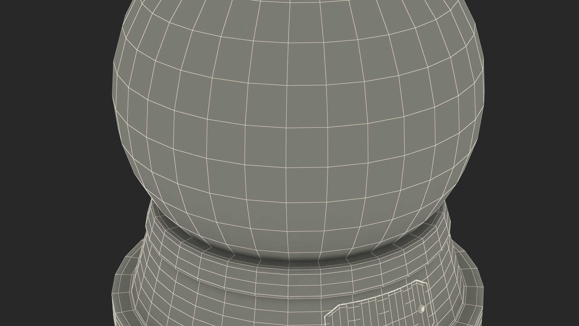 3D Empty Snow Globe