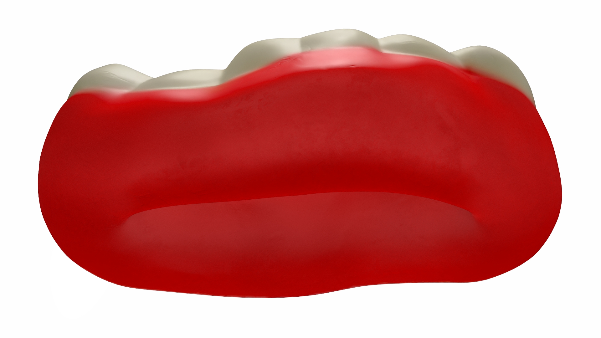 3D model Chewing Gummy Double Teeth Candy for 3D Print