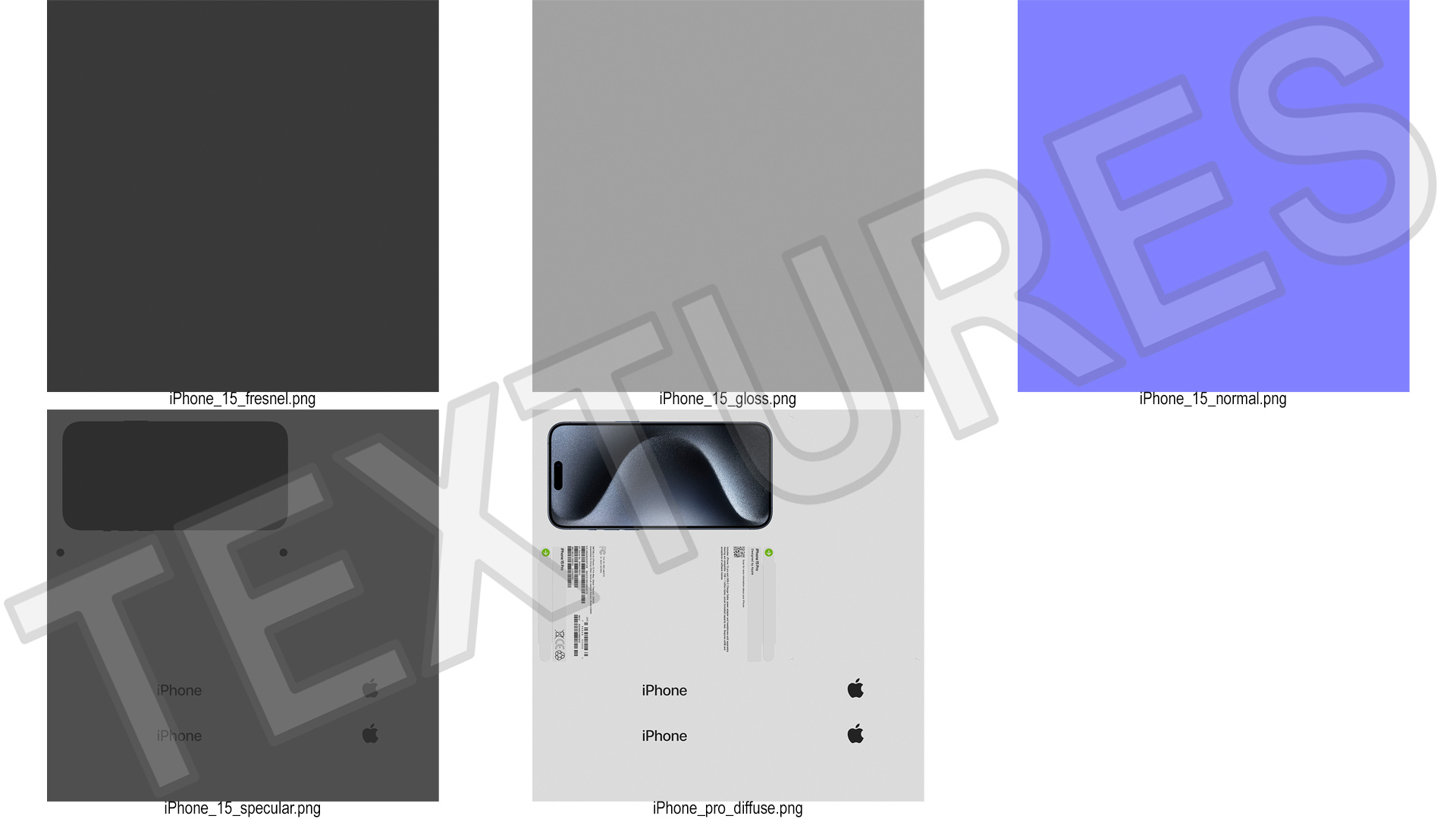 3D Apple iPhone 15 Pro Black Titanium Box model