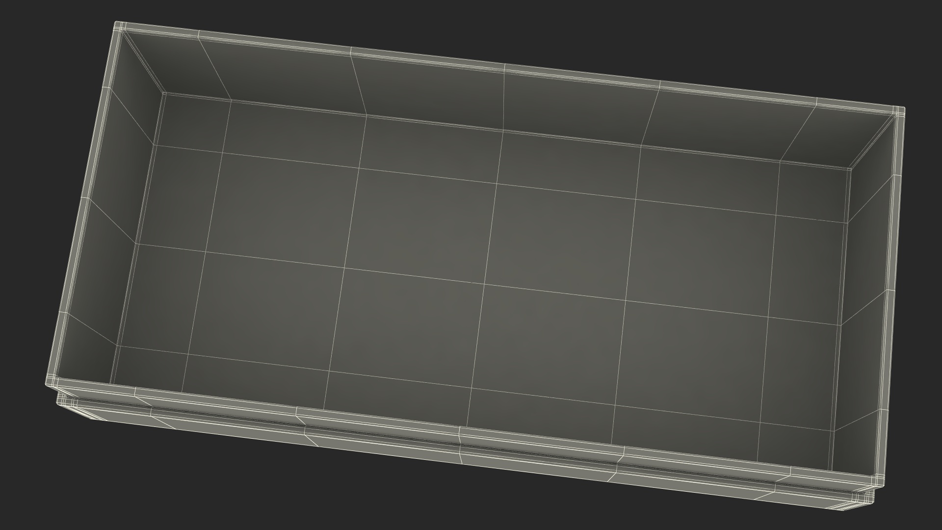 3D Opened Sunglasses Box