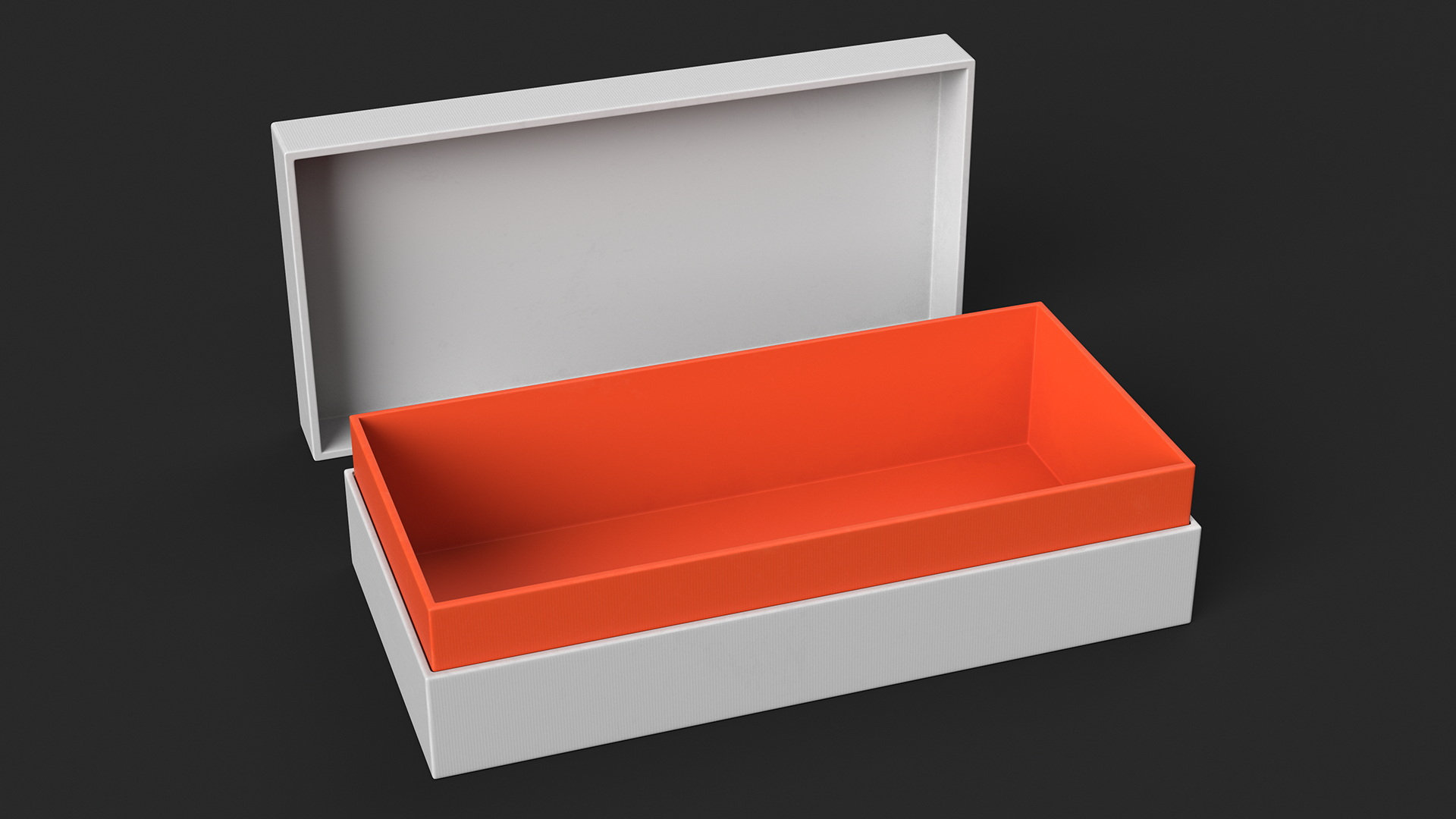 3D Opened Sunglasses Box