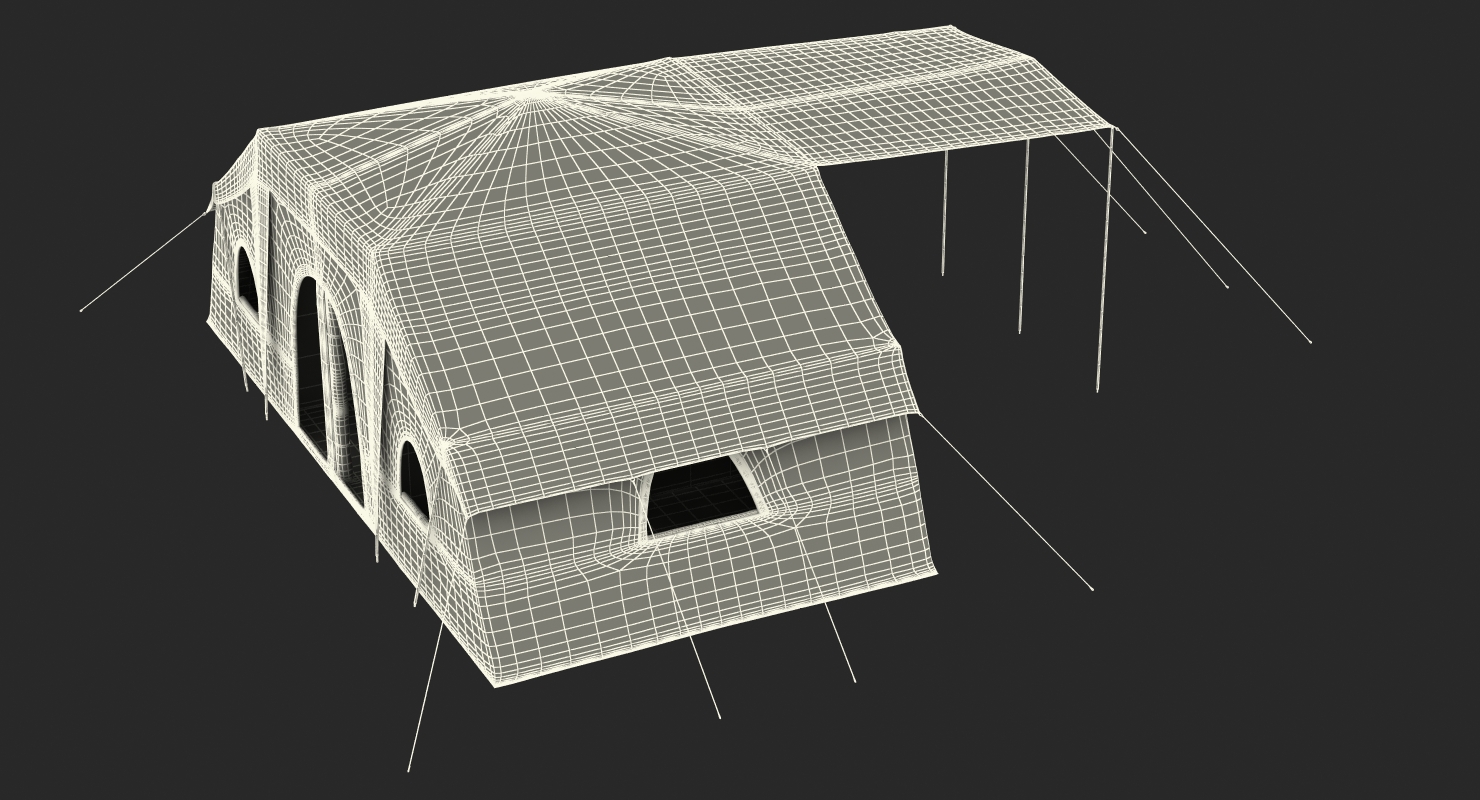 Deluxe Cabin Tent 3D