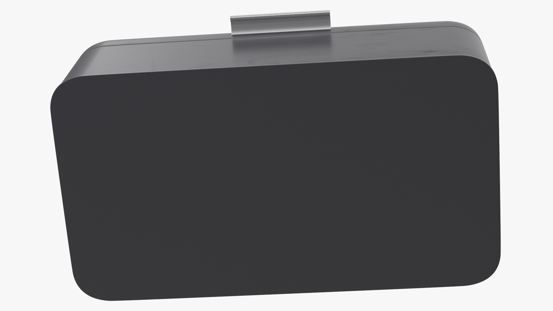 Metal Bread Bin Black Clean 3D