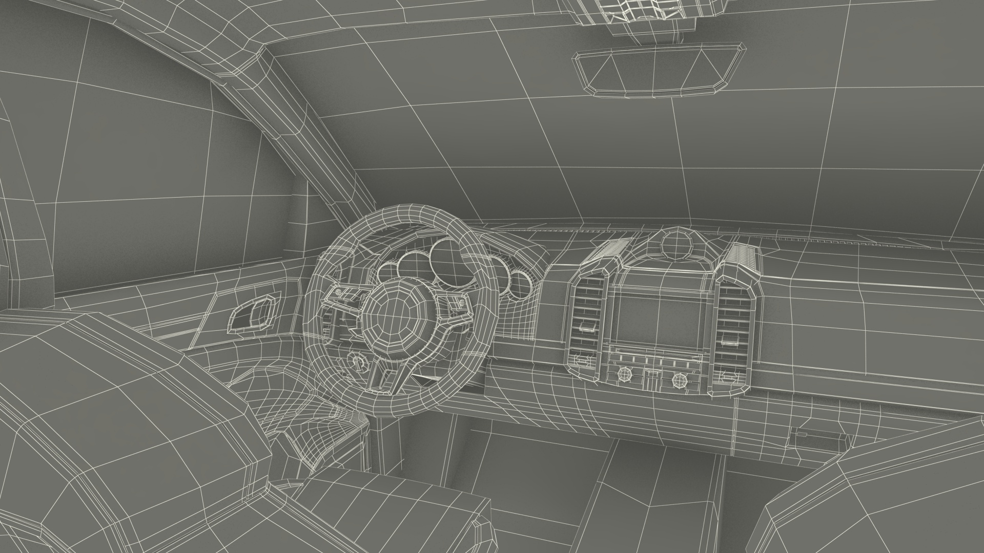 3D Filled Underground Parking
