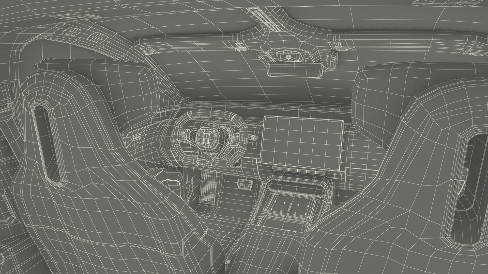 3D Filled Underground Parking